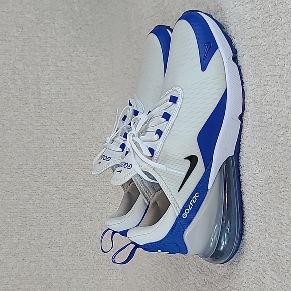 Nike Air Max 270 G Golf Shoes Blue White Men's Size 10.5 Spikeless - Picture 4 of 8